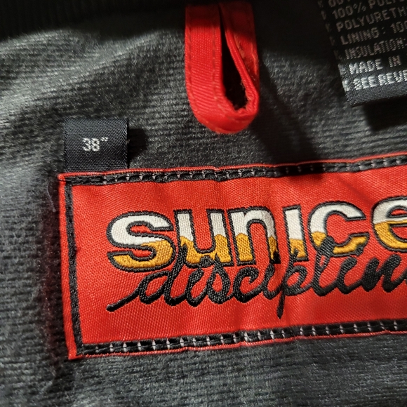 Vintage 80s Sun Ice Discipline Mens 38 medium Full Zip Hooded Ski Parka Jacket - Picture 12 of 14